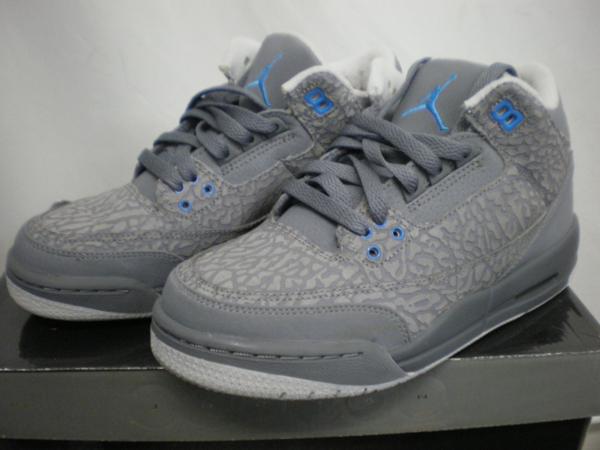 NIKE 　GIRLS AIR JORDAN 3 RETRO GS 441140 015