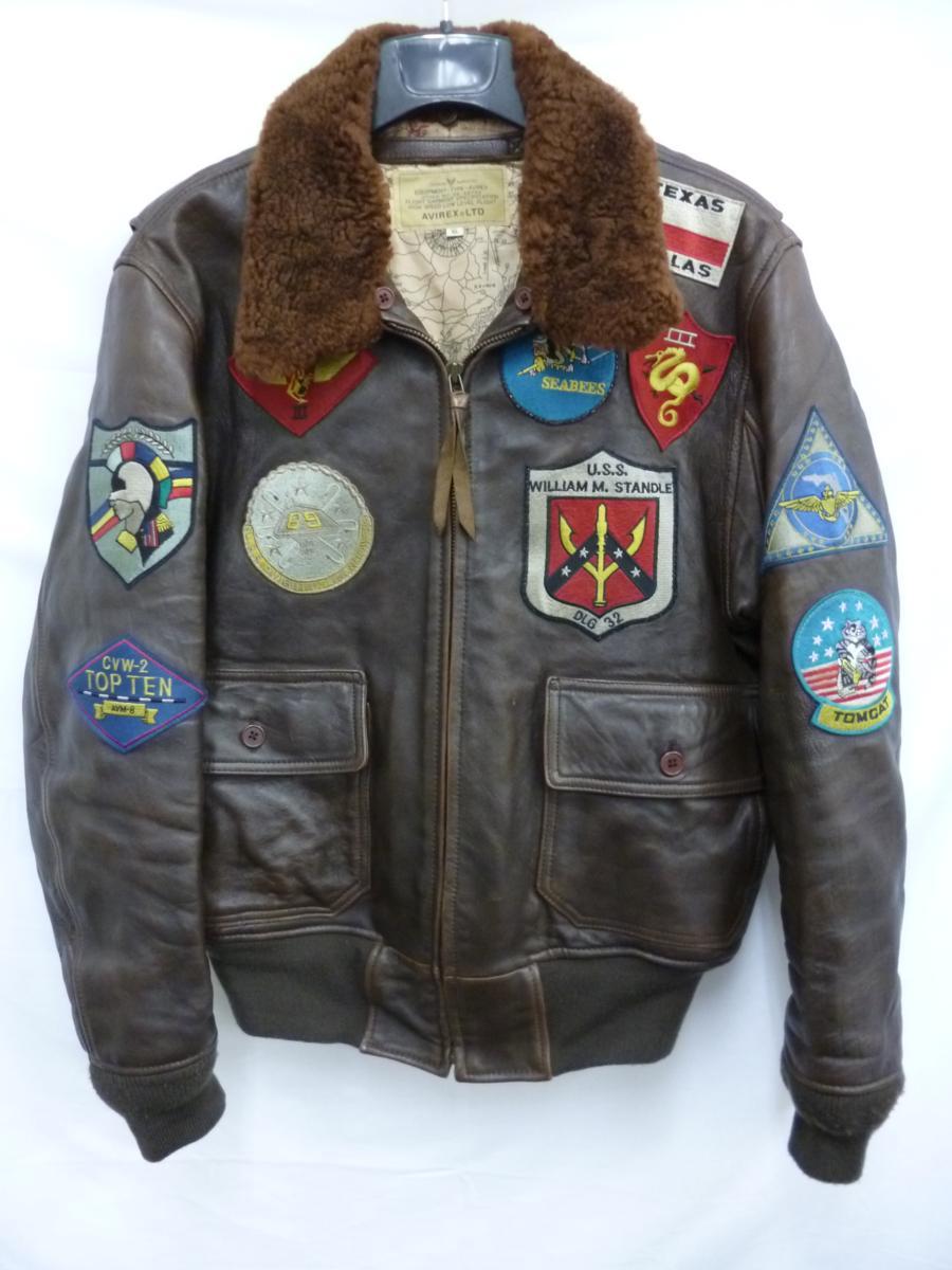 アビレックス AVIREX TOP GUN G-1 レザーフライトジャケット 6181013 
