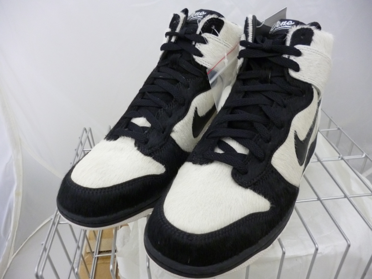 NIKE ナイキ DUNK HIGH PREMIUM UENO-PANDA 323955-101 ダンク ハイ プレミアム 上野 パンダ ご当地ダンク ハイカットスニーカー US11.5 ホワイト/ブラック