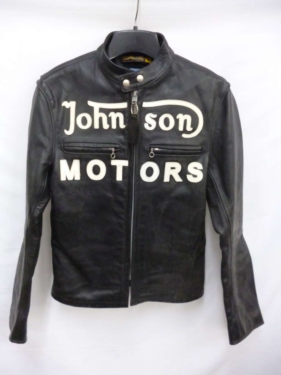 バンソン×ジョンソンモータース VANSON×Johnson Motors レザーシングル 