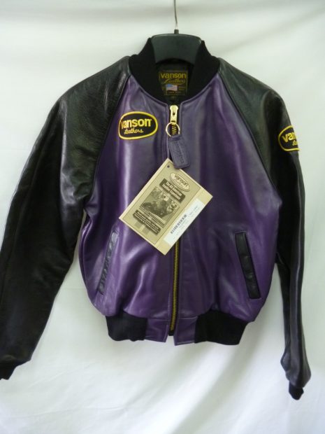 バンソン Vanson Leathers Boston Mass USA 11207T1 レザージャケット 