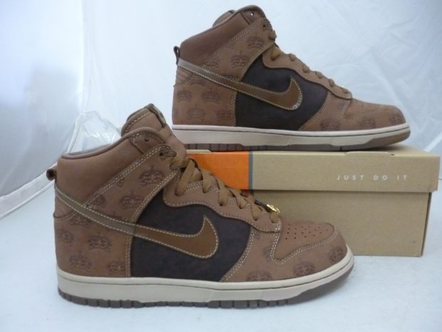 NIKE ナイキ MIGHTY CROWN DUNK HI PREMIUM (314263-221 / 2006年製) マイティークラウン ダンク ハイ プレミアム バイン バイソンボーン サイズ：US10 28.0cm スニーカー コラボ【メンズ】