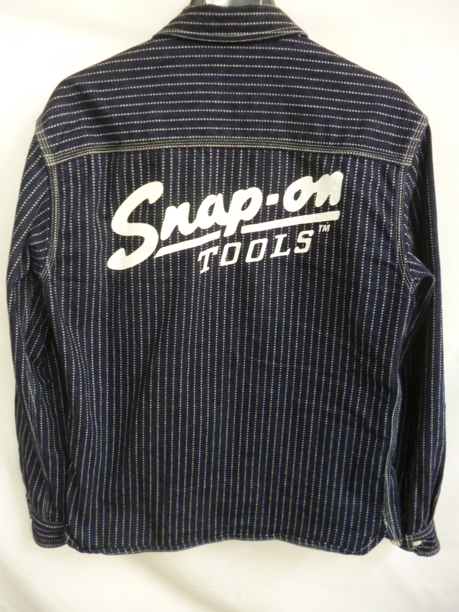 日本製 THE FLAT HEAD × Snap-on コラボTシャツ 38 ブラック