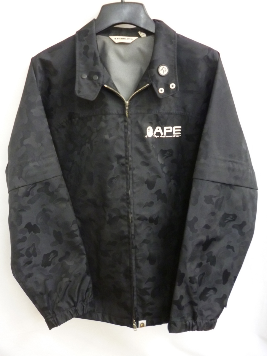 ア ベイシング エイプA BATHING APE GORE-TEX ゴアテックス 黒迷彩