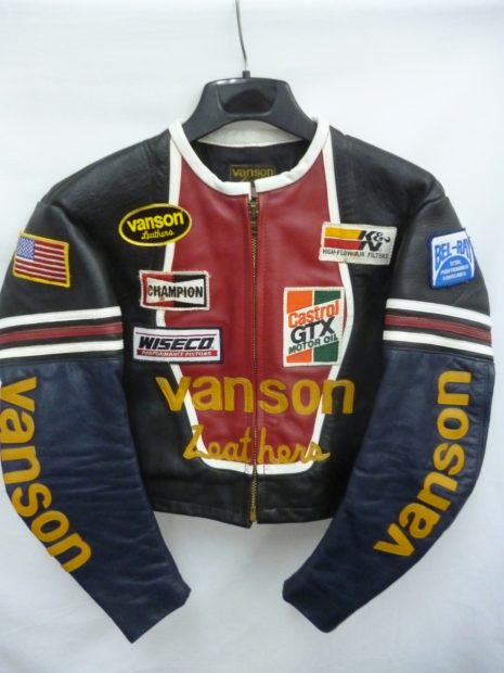 バンソン　VANSON レザージャケット シングルライダース ワンスター ワッペン フルデコ 