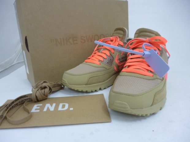 Off-White×Nike オフホワイト×ナイキ THE 10 Air Max 90 エアマックス Desert Ore AA7293-200