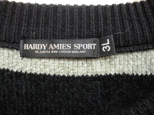 ハーディエイミス HARDY AMIES 総柄メンズセーター買取りしました