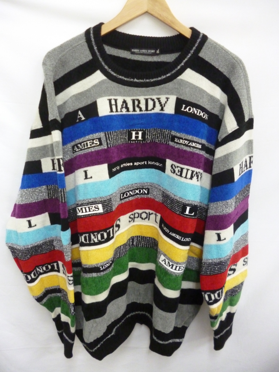 ハーディエイミス HARDY AMIES 総柄メンズセーター買取りしました