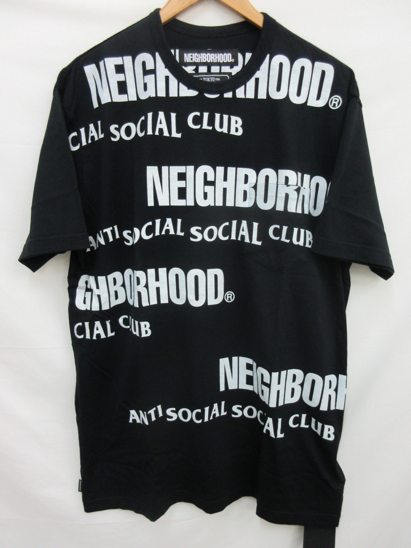 ネイバーフッド NEIGHBORHOOD × ASSC C-CREW SS Tee Anti Social Social Club アンチ