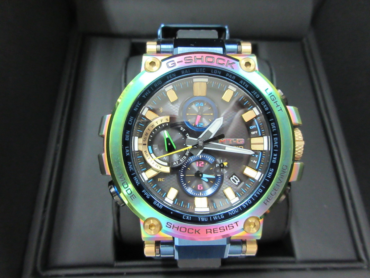 カシオ CASIO MT-G MTG-B1000RB-2AJR 20周年 Gショック G-SHOCK ソーラー電波 腕時計買取りしました