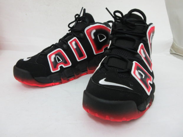 ナイキ NIKE AIR MORE UPTEMPO 96 LASER CRIMSON エアモアアップテンポ CJ6129-001スニーカー