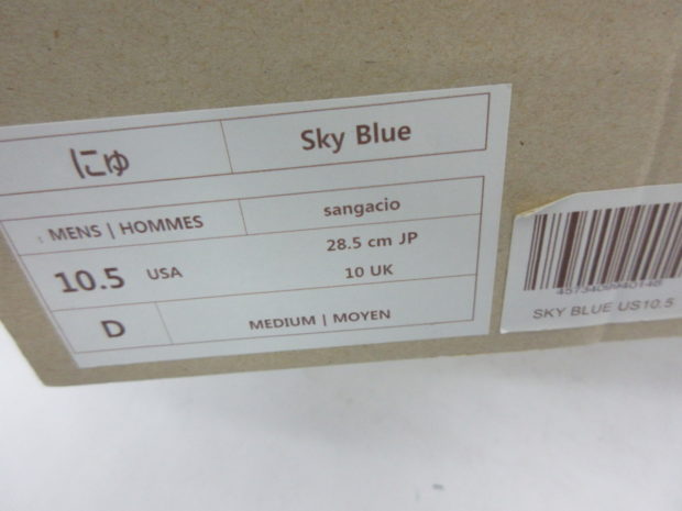 サンガッチョ にゅ～ず SANGACIO Sky Blue スニーカー　
