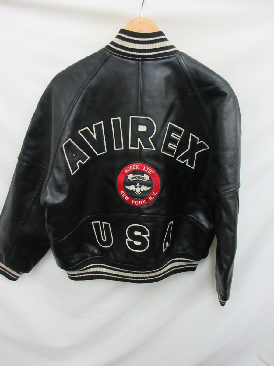 アヴィレックス AVIREX 羊革 VARSITY JACKET 6181032買取しました 