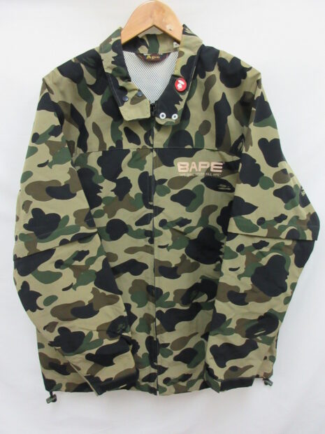 ア ベイシング エイプ A BATHING APE 猿迷彩 ナイロン ジャケット