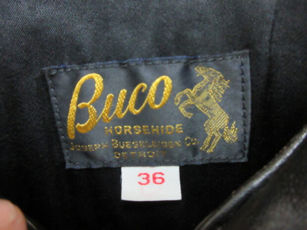 ブコ リアルマッコイズ　Buco THE REAL McCOY'S　ホースハイド シングルライダースジャケット