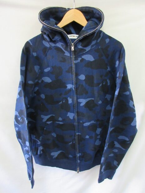 エイプ A BATHING APE 迷彩 フルジップパーカー 