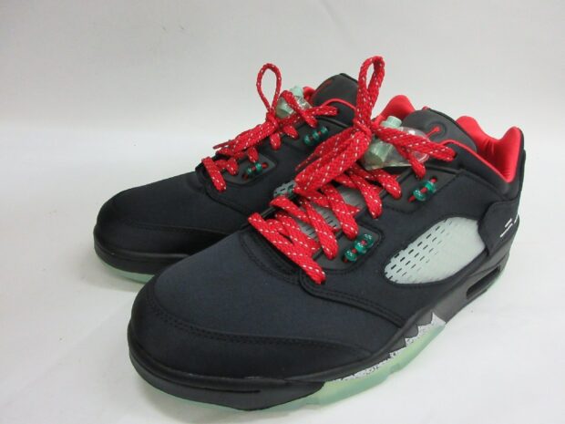 ナイキ　CLOT NIKE AIR JORDAN 5 LOW SP Black Green DM4640-036 スニーカー 