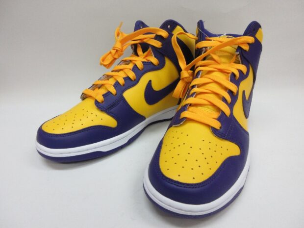 ナイキ NIKE DUNK HIGH LAKERS レイカーズ ダンク ハイ コート パープル DD1399-500 スニーカー