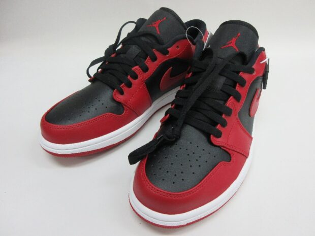 ナイキ NIKE AIR JORDAN 1 LOW VARSITY RED BLACK エアジョーダン1 553558-606 スニーカー