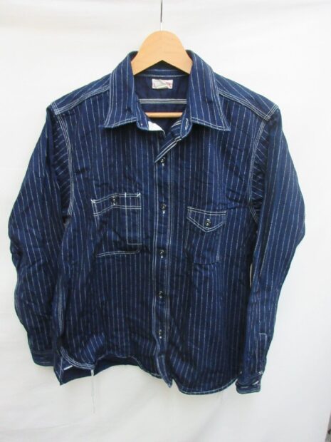 ザ リアル マッコイズ THE REAL McCOYS　DOUBLE DIAMOND インディゴウォバッシュシャツ　Lot406