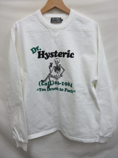 ヒステリックグラマー HYSTERIC GLAMOUR DR.HYSTERIC 長袖 Tシャツ 02223CL10