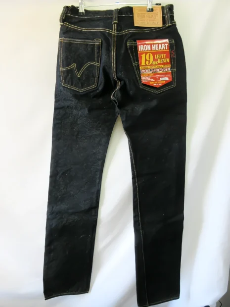 アイアンハート IRON HEART 19oz HEAVY LEFTY DENIM 19oz セルビッチ 左綾 デニム 666S-19L デニムパンツ