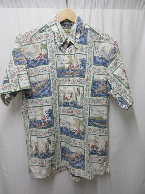 reyn spooner　レインスプーナー MELE KALIKIMAKA 半袖 アロハ シャツ