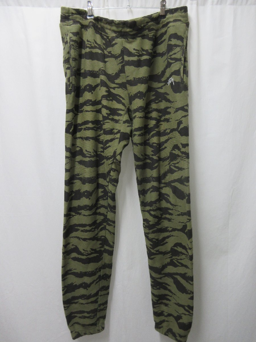 STUSSY ステューシー Stock Fleece Sweatpants タイガーカモ