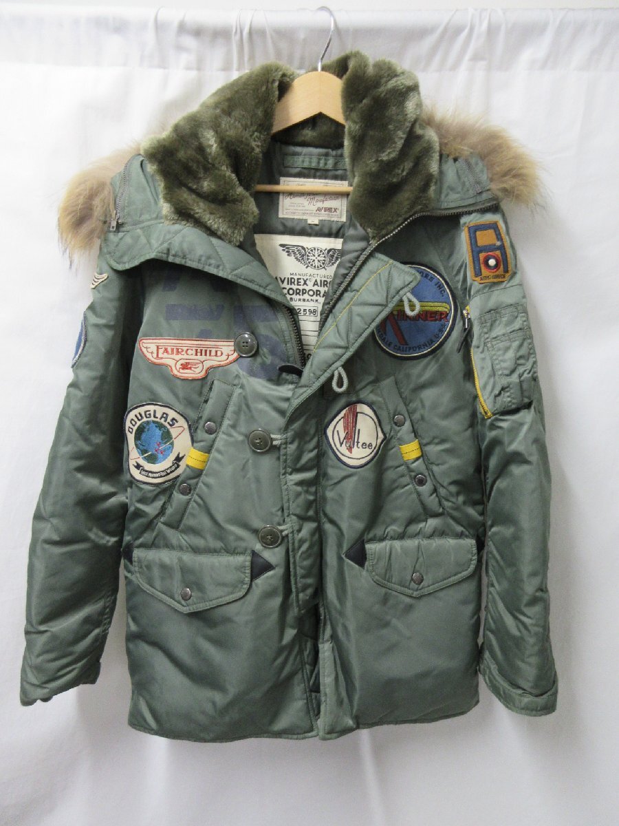 アヴィレックス AVIREX N-3B フライトジャケット A.C.Cパッチド