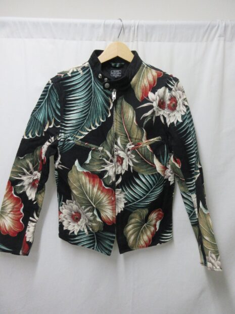 ショット 　shott アロハ柄 アウター ライダースジャケット
