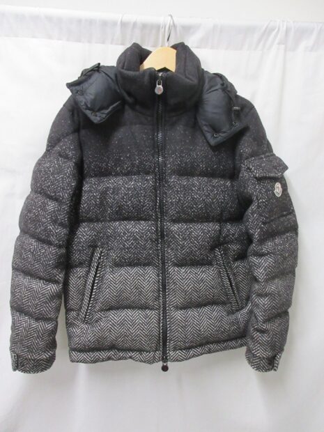 MONCLER モンクレール MONTGENEVRE モンジュネーブル グラデーションツイード ヘリンボーン ダウンジャケット