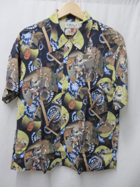 サンサーフ 歌川国芳 スペシャル 和柄 猫 浮世絵 SS39324 　半袖アロハシャツ