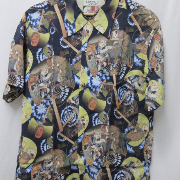 サンサーフ 歌川国芳 スペシャル 和柄 猫 浮世絵 SS39324 　半袖アロハシャツ買取しましたのイメージ