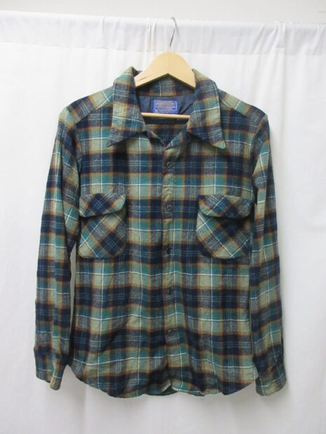 70s USA製 ペンドルトン　PENDLETON 長袖 ウールシャツ