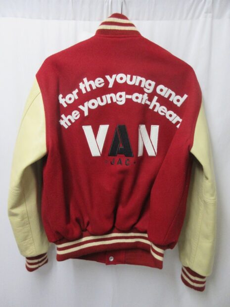 VAN JAC ヴァン JW-10502 袖革メルトンスタジャン アワードジャケット