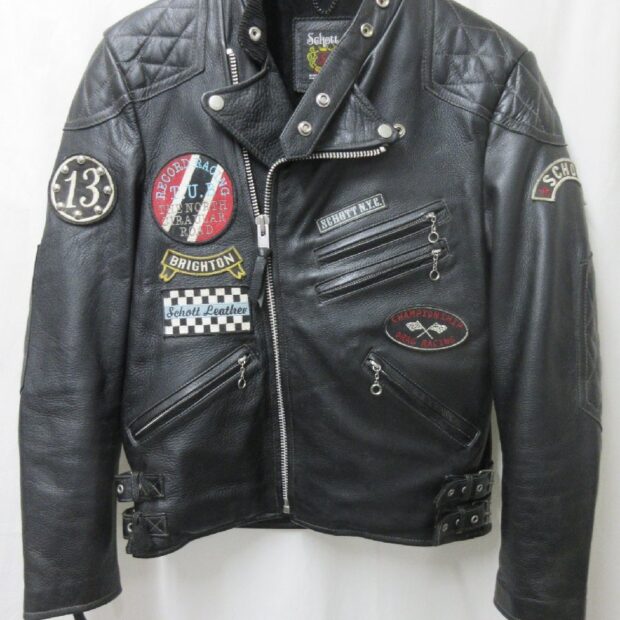 schott ショット キルテッドパッド ダブルライダースジャケット 3191040買取しました。のイメージ