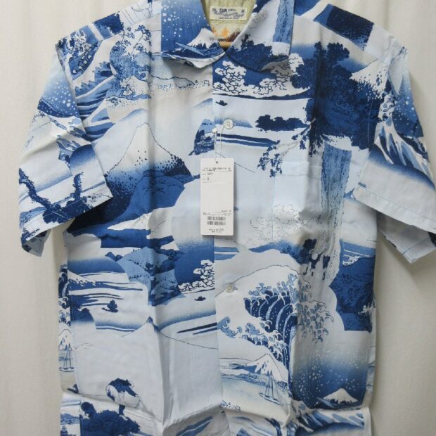 SUN SURF サンサーフ スペシャルエディション 葛飾北斎 富嶽七景　アロハシャツ買取しましたのイメージ