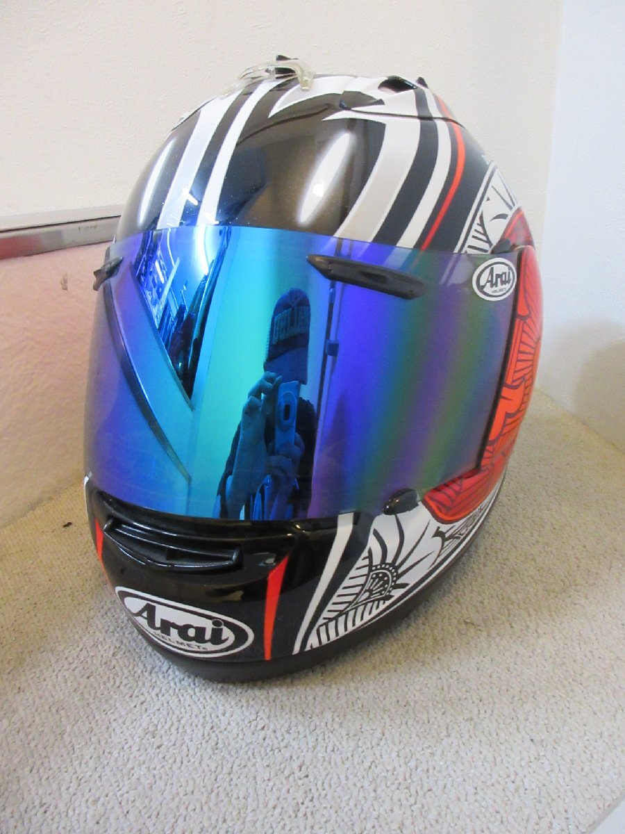 アライ　Arai RX-7RR5 NAKANO 中野真矢モデル　Sサイズ Arai アライ RX-7 RR5 NAKANO 中野真矢 ナカノ モデル フルフェイス