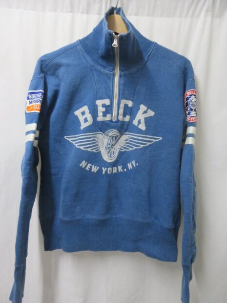 トイズマッコイ　TOYS McCOYS BECK ハーフジップスウェット