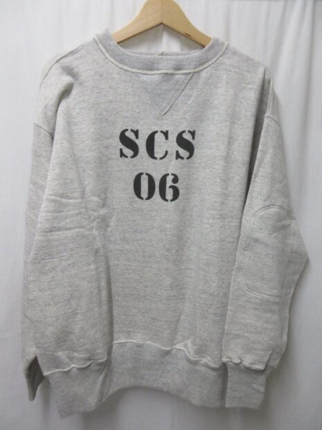 ジョングラッコー John Gluckow by ウエアハウス WAREHOUSE Naval トレーニング クルーネック スウェット 両Vガゼット