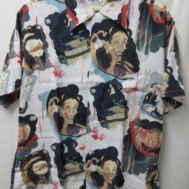 サンサーフ SUN SURF × 葛飾北斎 百物語 JUNKY SPECIAL 別注 和柄 アロハシャツ買取しました。のイメージ
