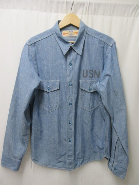 ザ リアル マッコイズ　THE REAL McCOYS USN シャンブレーシャツ