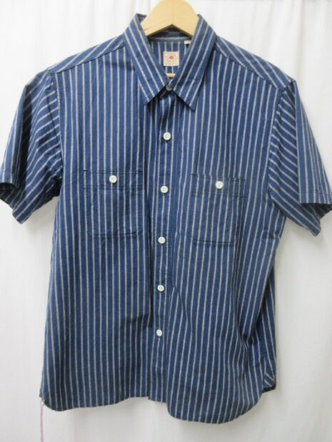シュガーケーン　SUGAR CANE SC37319 ストライプワーク半袖シャツ