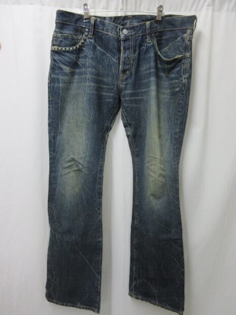 ヒステリックグラマー HYSTERIC GLAMOUR スタッズブーツカットデニム