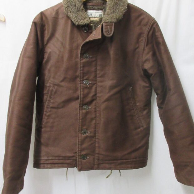 Buzz Rickson’s バズリクソンズ N-1 Brown DEMOTEX-ED NAVY DEPARTMENT BR14408 デッキジャケット買取しました。のイメージ