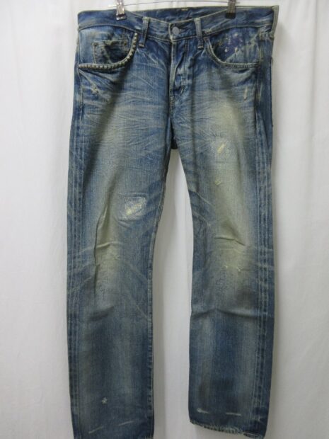 ヒステリックグラマー HYSTERIC GLAMOUR スタッズダメージ加工デニム