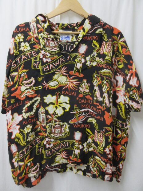 サンサーフ　SUN SURF x BEAMS　STATEOFHAWAII　アロハシャツ