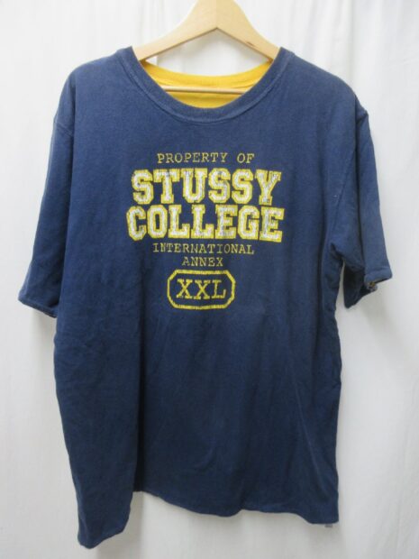 ステューシー　old stussy リバーシブルCOLLEGE Tシャツ