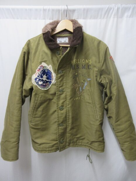 トイズマッコイ TOYS McCOY N-1 デッキジャケット　HELLIONS 