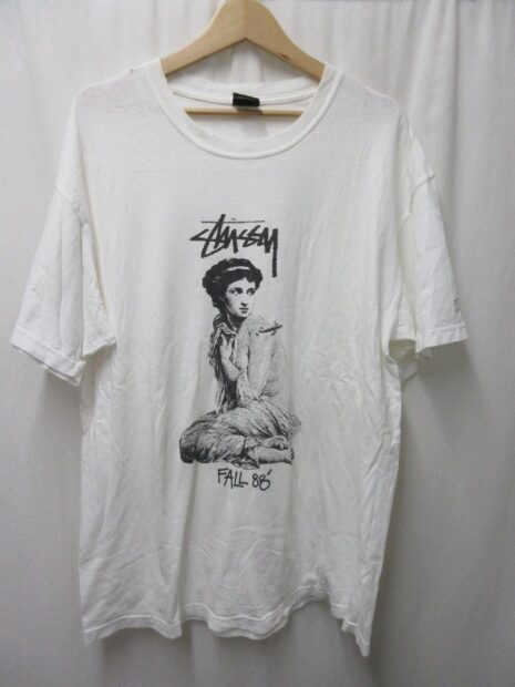 ステューシーold stussy 25周年記念 Tシャツ LADY ROME Tシャツ メキシコ製